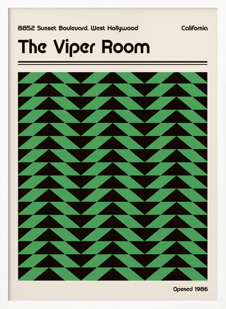 Viper Room Retro Poster